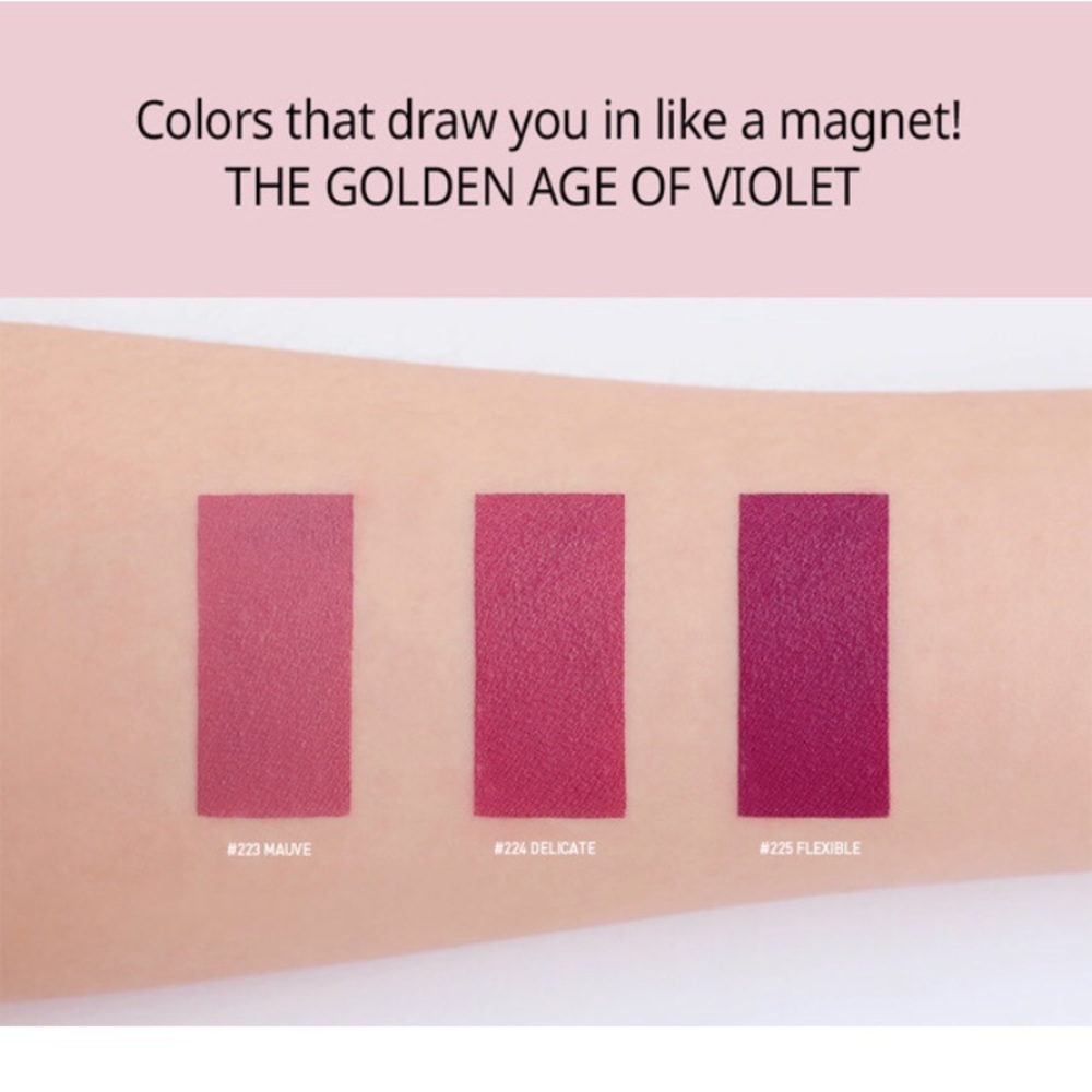 New 3CE Matte Lip Color #224 Delicate - Picture 3 of 7